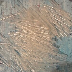 125 Clear Plastic Disposable Pipettes for Arts & Crafts Pipette Craft Bundle New